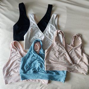 5 nursing bras set
